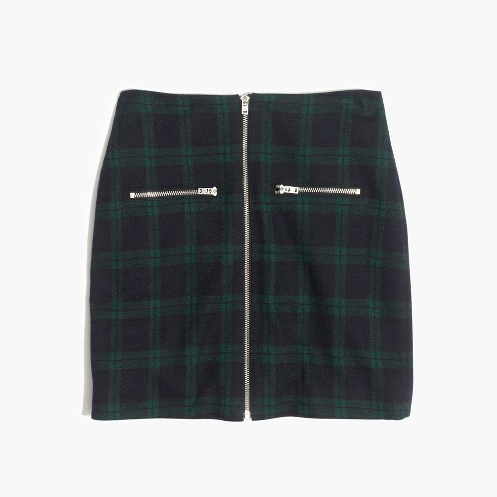 Madewell Plaid Miniskirt